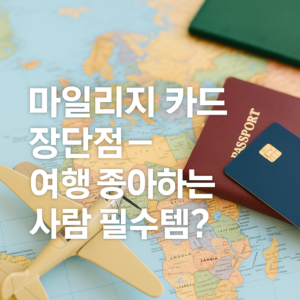 마일리지 카드 장단점 